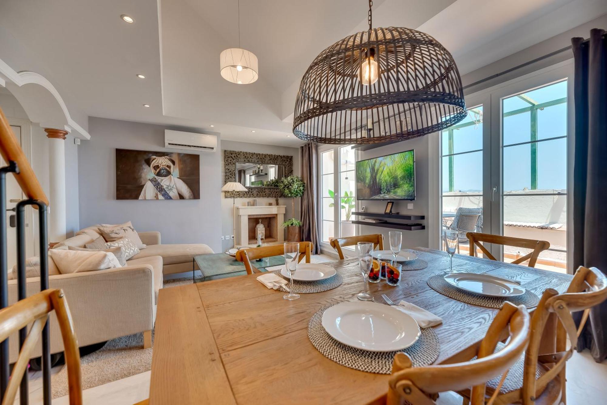 Elegant 2 Bdrm Penthouse With Bbq And Pools Apartment Марбеля Екстериор снимка